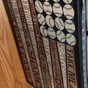 Hobby Lobby wall decor baseball picture